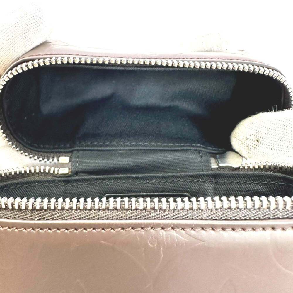 LOUIS VUITTON Authentic Brown Monogram Leather Pouch - Picture 8 of 11